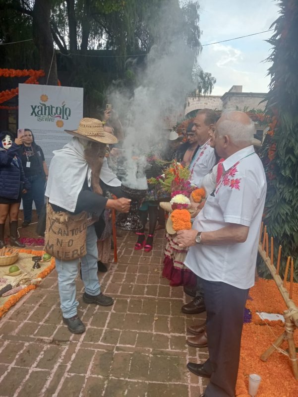 Ritual de Apertura del Xantolo en Michoacán