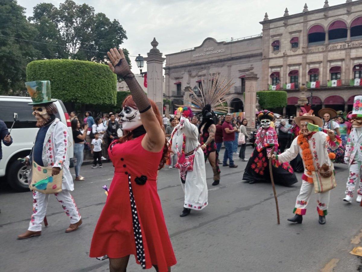 Desfile de Xantolo en Michoacán 