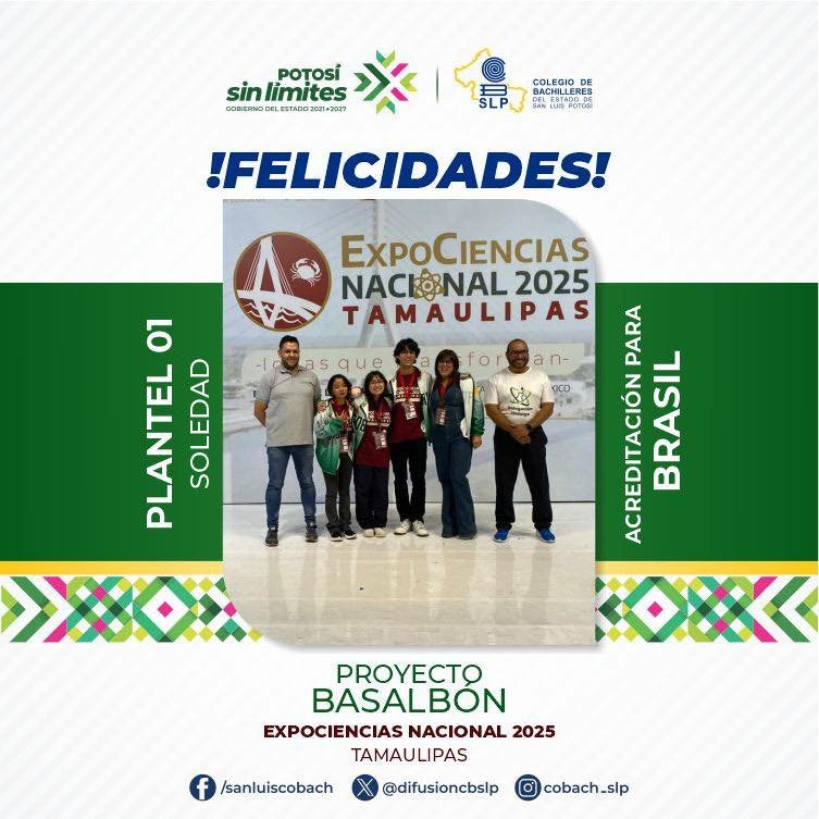 ¡Acreditación a Brasil, en la Expo Ciencias Nacion...