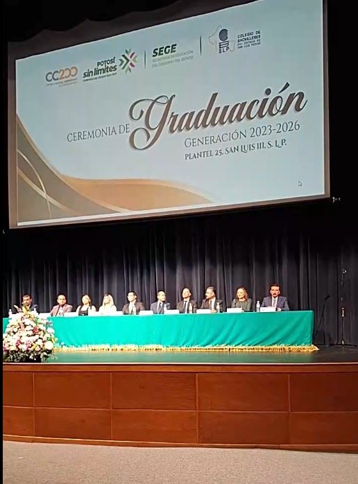 ¡Felicidades Generación 2023–2026 del Plantel 25 San...